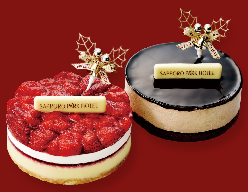 ストロベリーチーズケーキ&ショコラグラサージュケーキ画像