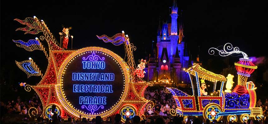 ディズニーランド_クリスマス_エレクトリカルパレード_パレードショー