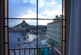 ミラコスタハーバービューからの景色