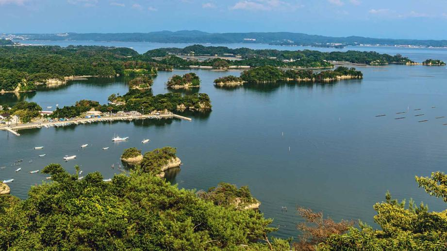 松島湾の遊覧船