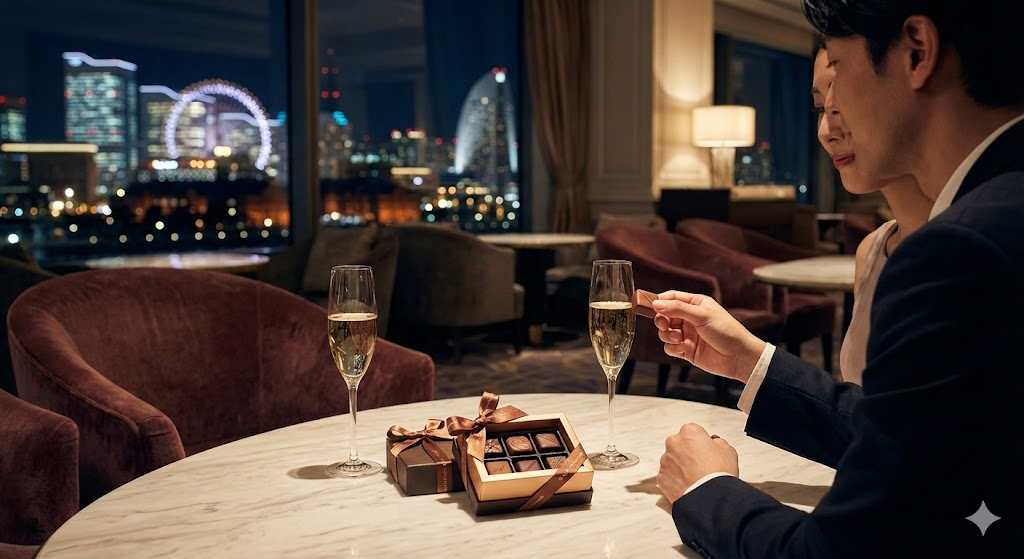 横浜　みなとみらい　バレンタイン