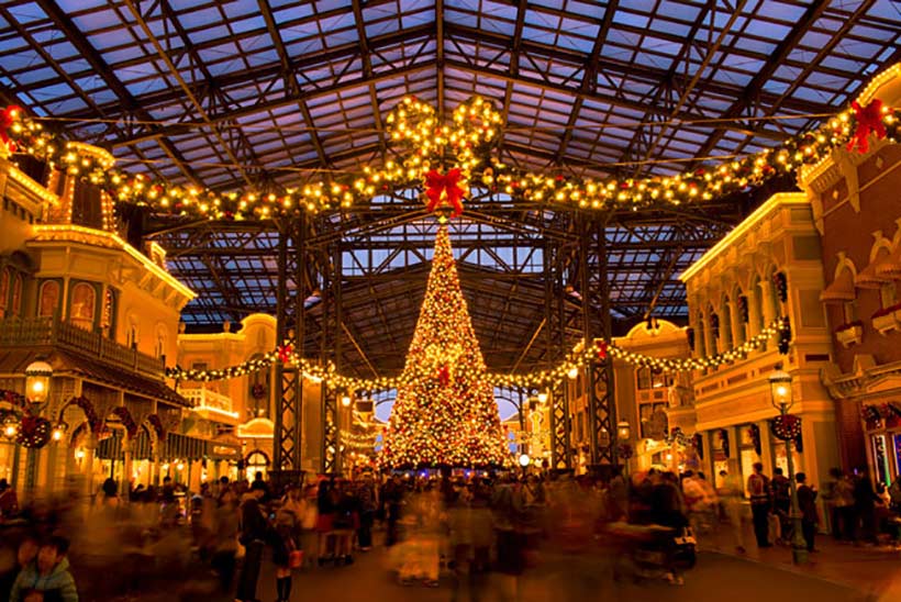 ディズニーランド_クリスマスイルミネーション