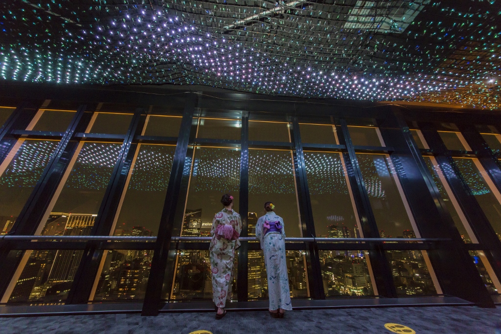 天の川イルミネーション